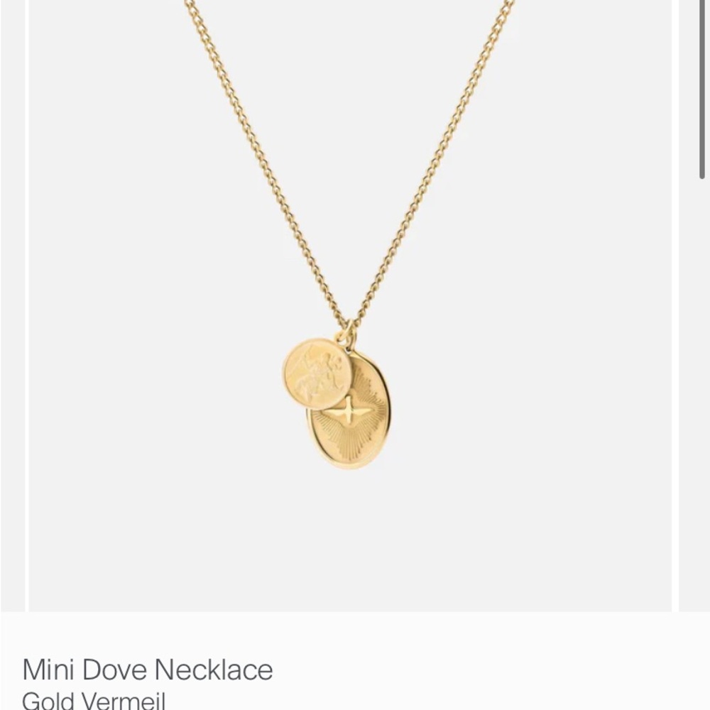 Miansai Gold Vermeil Double Pendant Necklace